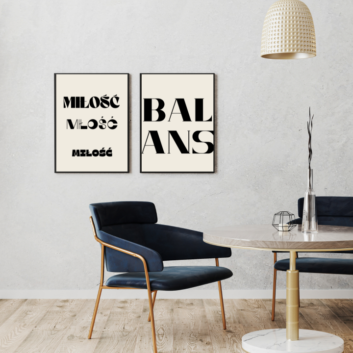 Dekoracja ścienna nad kanapę w salonie