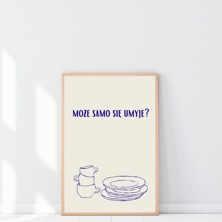 Zabawny plakat na prezent dla mamy na dzień matki