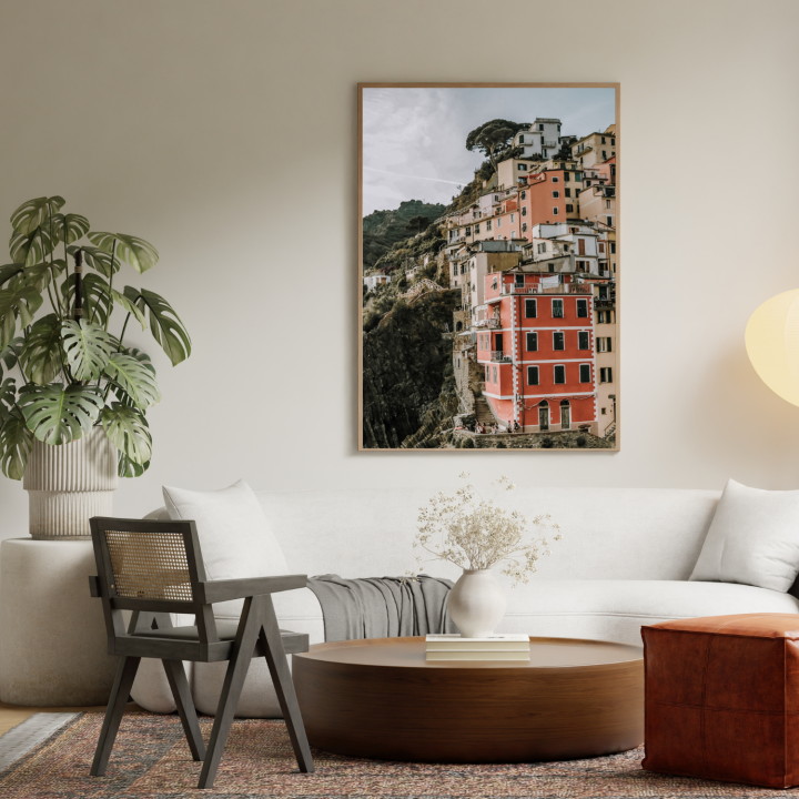 Autorski plakat do salonu nad kanapę 40x50cm
