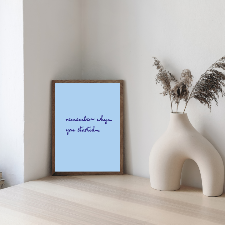 Oryginalny plakat do gabinetu lub biura to stylowa dekoracja ścienna