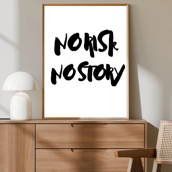 Humorystyczny plakat do przedpokoju i salonu – stylowa dekoracja ściany