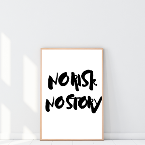 Minimalistyczny plakat 20x30 cm do domowego biura - dekoracja ścienna