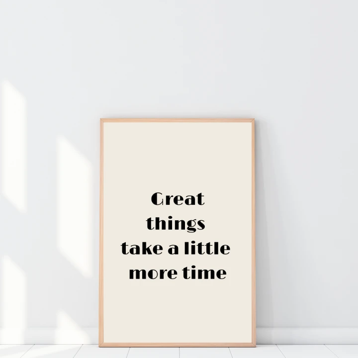 Motywacyjny plakat 30x40 cm na prezent dla ambitnej kobiety