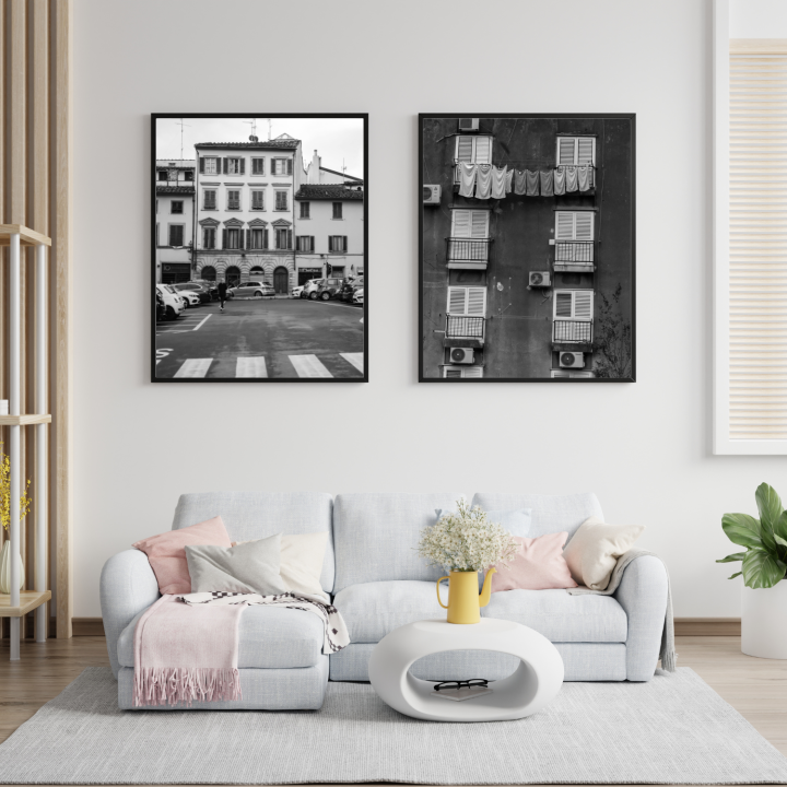 zestaw 2 plakatów z podróży fotografia na ścianę do sypialni