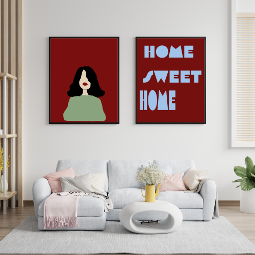 Zestaw dużych plakatów do salonu – nowoczesna dekoracja ścienna, która odmieni aranżację przestrzeni i nada wnętrzu stylowy, wyrazisty charakter.