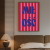 Plakat miłość kolorowy do sypialni lub salonu