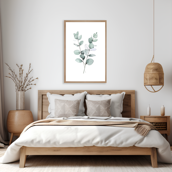 Plakat botaniczny w stylu boho to stylowa dekoracja ścienna, która wprowadza naturalny klimat i ociepla wnętrze.