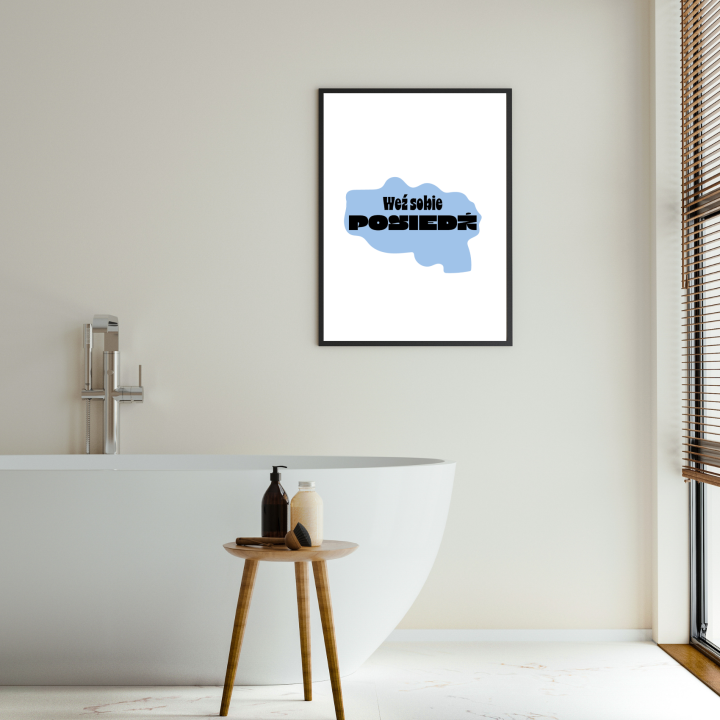 Plakat do łazienki – stylowa i odporna na wilgoć dekoracja wnętrza