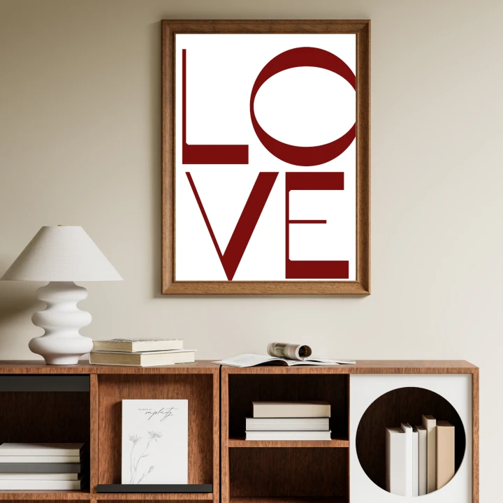 Grafika A3 do salonu nad komodę