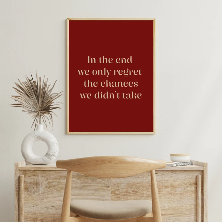 Inspirujący plakat o spełnianiu marzeń – dekoracja na ścianę do pokoju