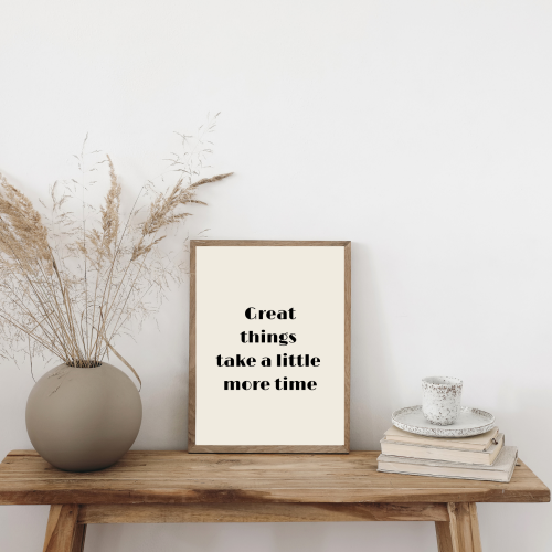 Minimalistyczny plakat do dekoracji salonu lub domowego biura