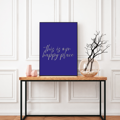 Klasyczny plakat do przedpokoju na ścianę to elegancka dekoracja wnętrza