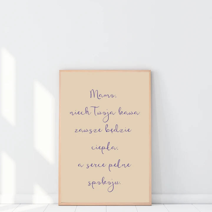 Plakat z życzeniami dla mamy na Dzień Mamy to wzruszający prezent, który wywołuje emocje