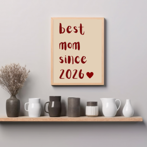 Personalizowany plakat na prezent dla mamy