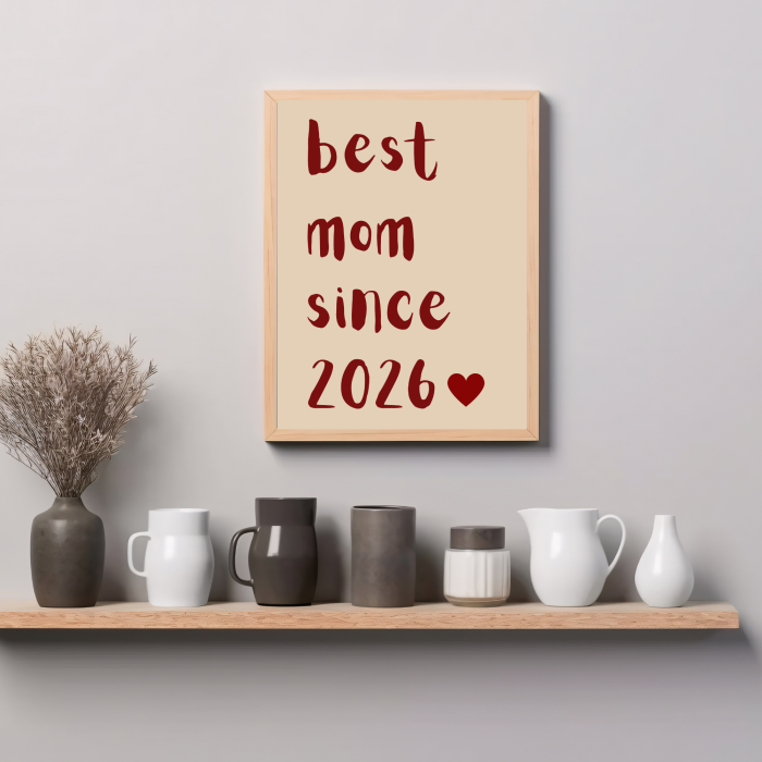 Personalizowany plakat na prezent dla mamy