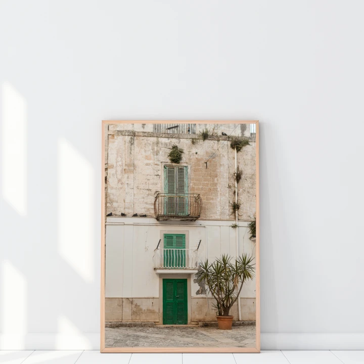 Autorski plakat puglia vieste włochy