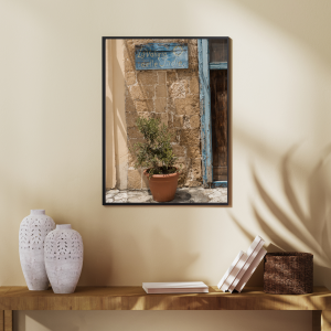 Plakat wloska architektura do dekoracji sciany w salonie lub w biurze