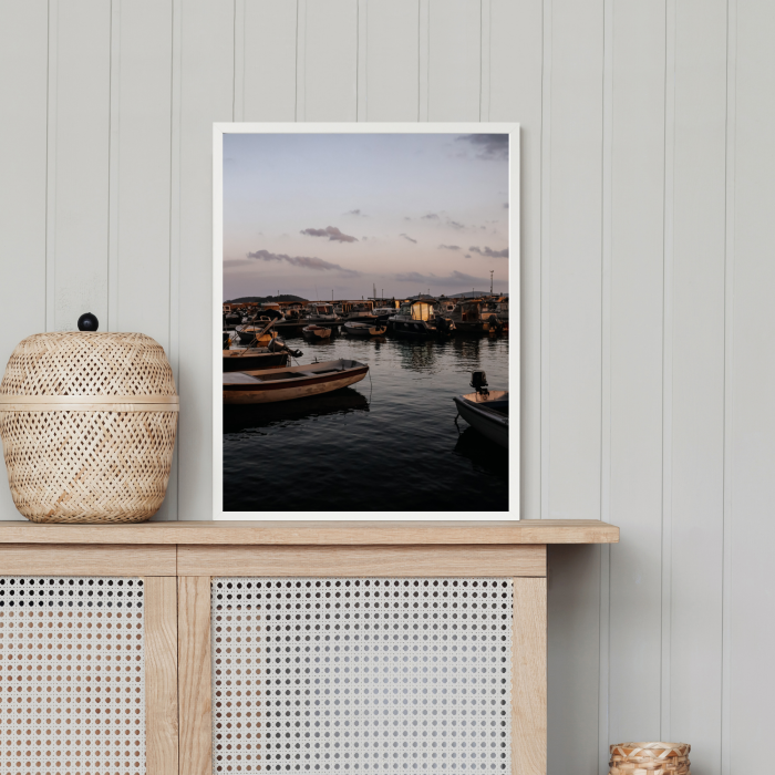 Autorska fotografia z podrozy do Chorwacji w nastrojowym klimacie zachodzacego slonca