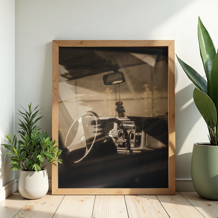 Dekoracyjny plakat saab 900i do salonu